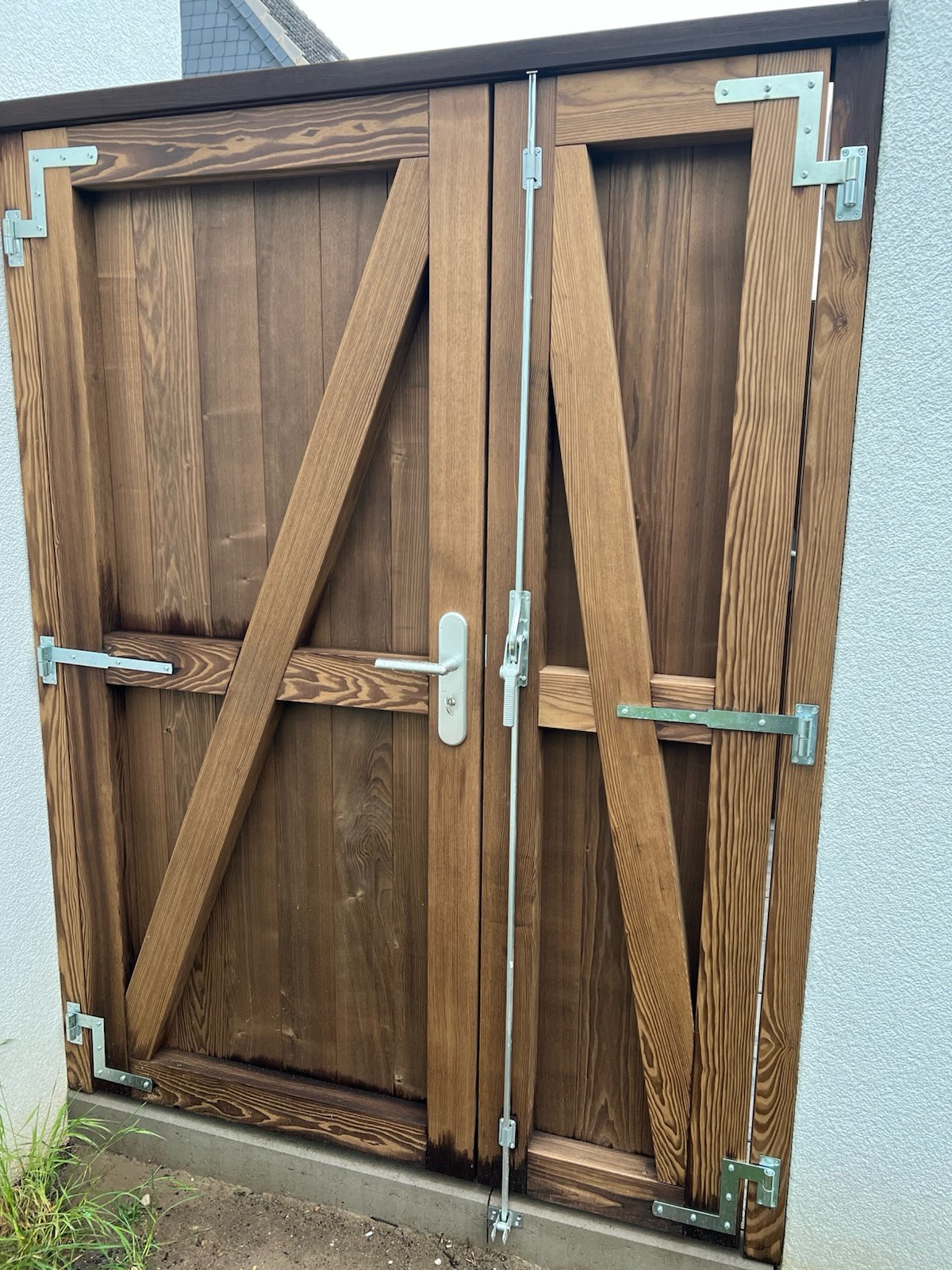 Garagentor Gartentür Thermoesche esche, Balkon, Terrasse & Garten, Tischlerei Giefer Brühl