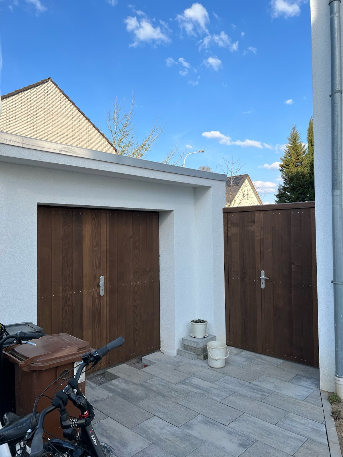 Garagentor Gartentür Thermoesche esche, Balkon, Terrasse & Garten, Tischlerei Giefer Brühl