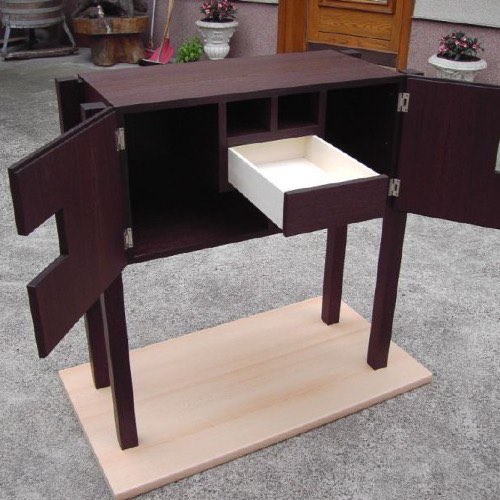Gesellenstück Beistellkommode in Wenge von Anna Helbach (geb. Wilczek), Bild 5