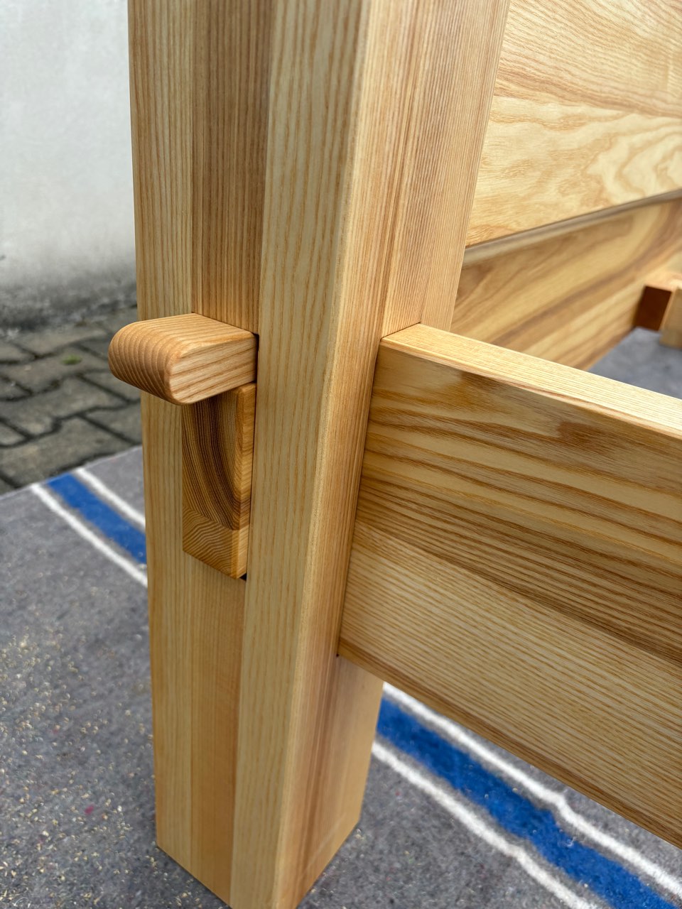 Gesellenstück Nachhaltiges Bett aus heimischer Esche von Philipp Stein, Bild 4