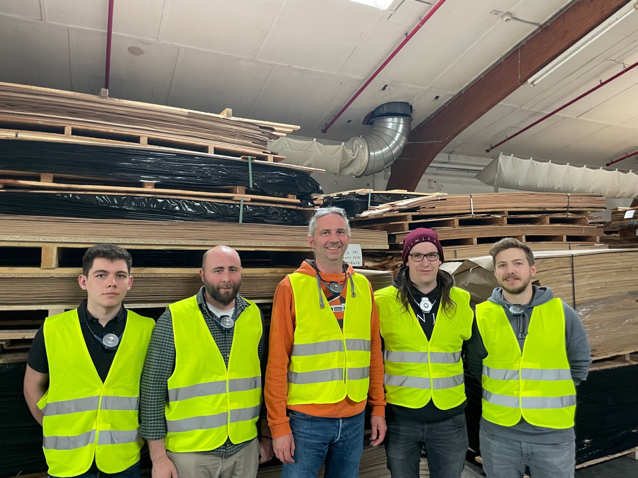 Werksbesichtigung im Türenwerk bei der Tippeltour der Innung 2024
