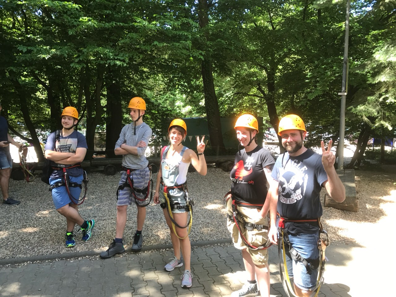 Teamausflug in den Kletterwald 2017
