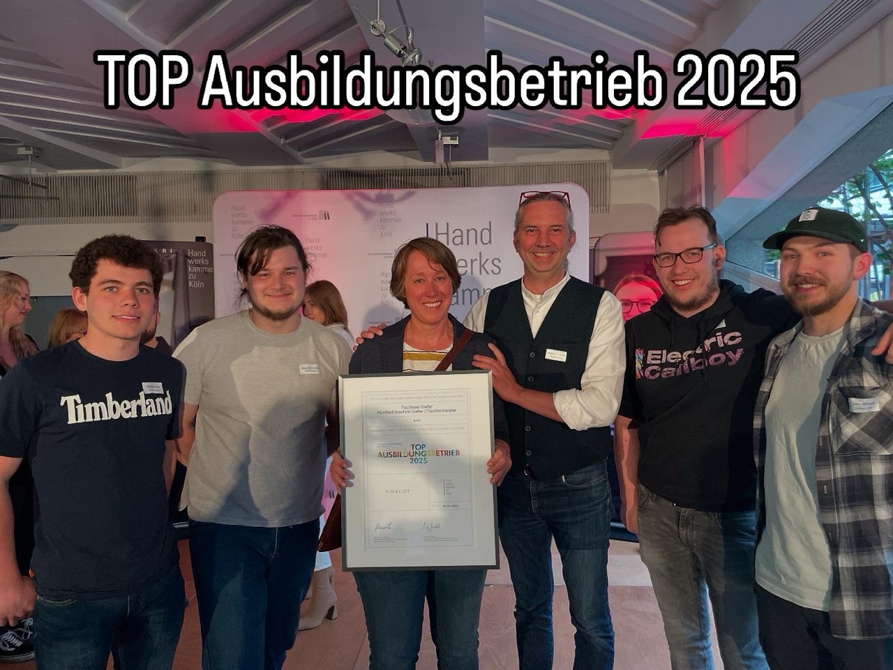 Finalist beim Wettbewerb „TOP-Ausbildungsbetrieb 2025“ der Handwerkskammer zu Köln, Bild 3