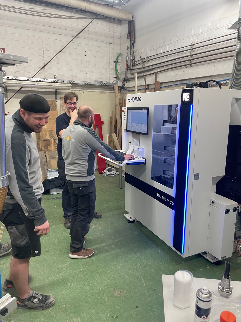 Das digitale Zeitalter: CNC-Bearbeitungszentrum HOMAG DRILLTEQ V-200, Bild 5