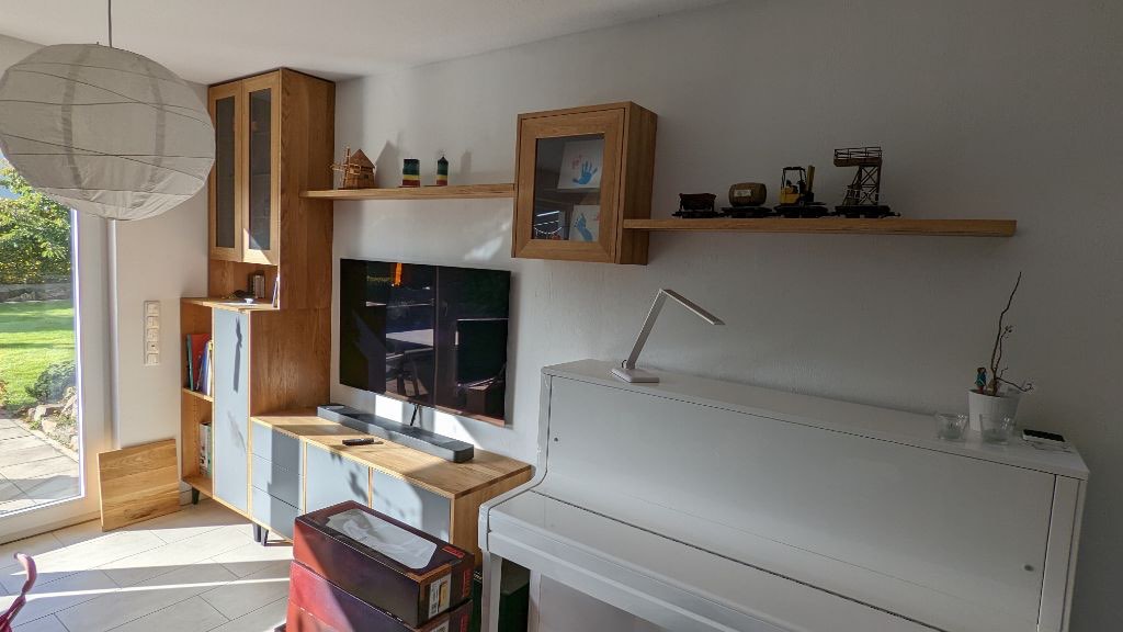 Schrank regal eiche geölt, Schrankwände & Einbauschränke, Tischlerei Giefer Brühl